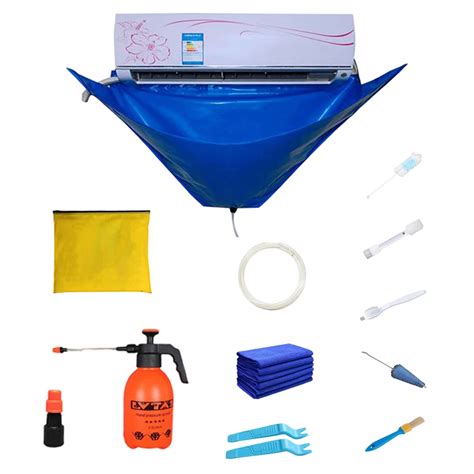 12pcs Air Conditioner Cleaning Cover Kit With Clean Tools Waterproof Dust Protection Bag For Air