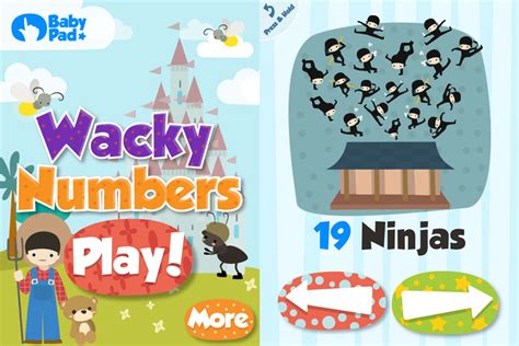 Babypad Wacky Numbers Learn To Count From One To Twenty Mezmedia