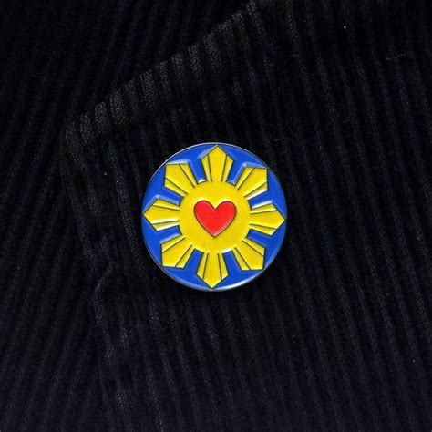Filipino Heart Pin Etsy Heart Pin Handmade Gifts
