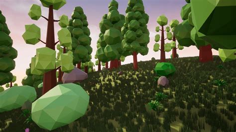 Low Poly Summer Forest By Assets For All In Props Ue4 Marketplace
