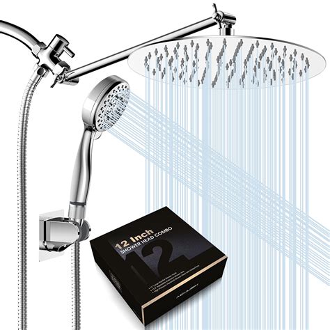Buy Acnusik 12 Inch Rain Shower Head With Handheld Spray Combo Dual