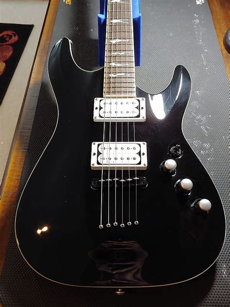 Schecter C 1 Xxx Gloss Black Fully Upgraded Reverb