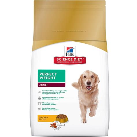 Hill's has several different product lines, but their most popular is the science diet formulas. Hill's Science Diet Perfect Weight Dry Dog Food -- Review ...
