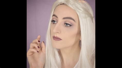 White Queen Makeup Tutorial Alice In Wonderland Youtube