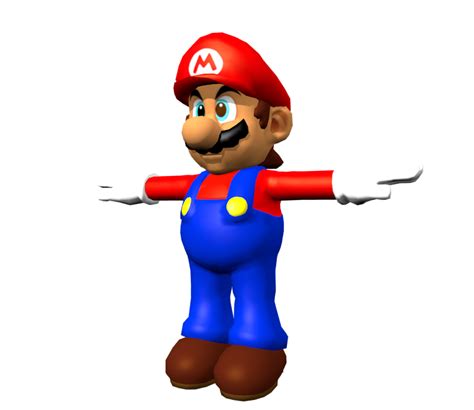 Custom Edited Mario Customs Mario N64 Era The Models Resource