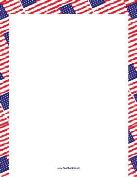 Download american flag page border and use any clip art,coloring,png graphics in your website, document or presentation. Overlapping American Flags Border