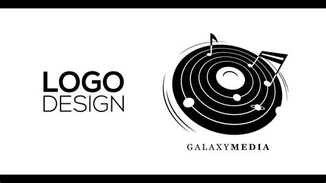 Professional Logo Design Adobe Illustrator Cc Galaxymedia Youtube