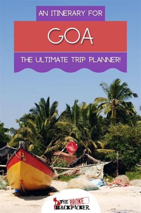 Goa Itinerary • Must Read 2024 Guide