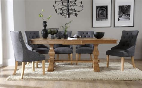 New nordic chair creative simple designer single sofa chair chair dining room. 20 Photos Chunky Solid Oak Dining Tables and 6 Chairs ...