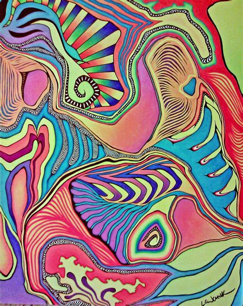 Examples Of Abstract Art Drawings With Colored Pencil Hd Wallpapers