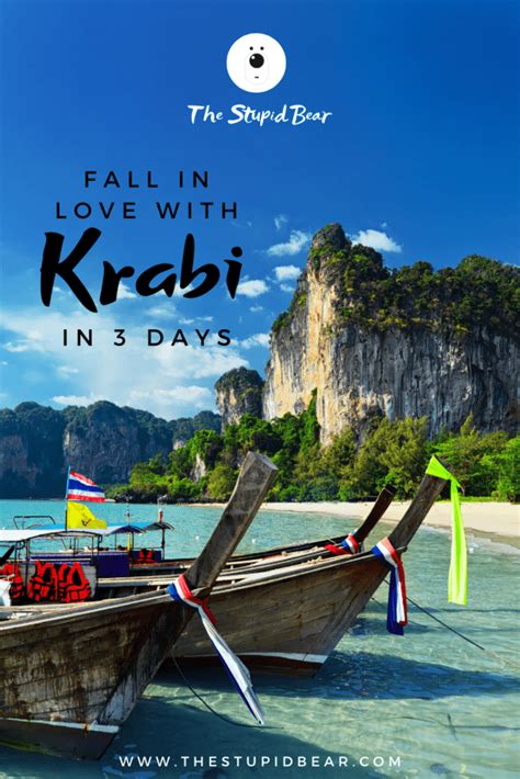 Best Things To Do In Krabi Thailand In 3 Days The Stupid Bear