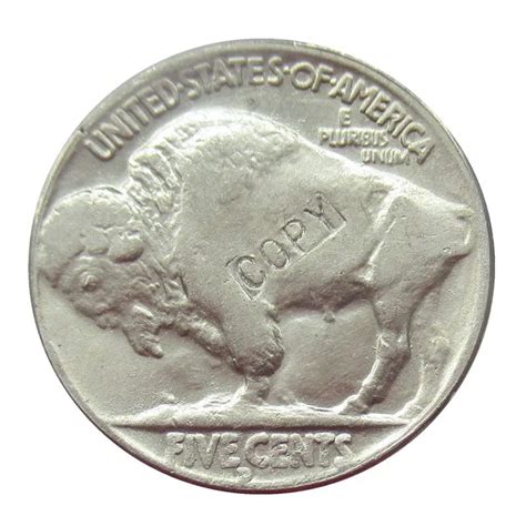 Buffalo Nickel Five Cents 1937 D 3 Legged Usa Indian Head Three Legged