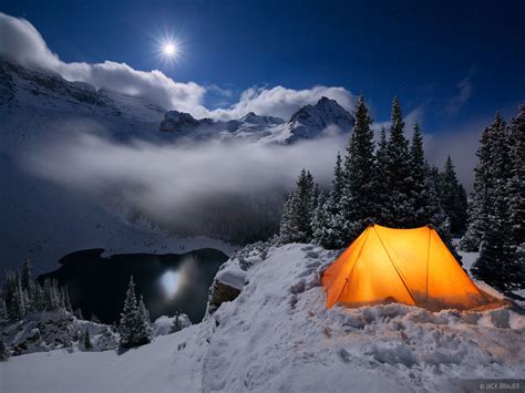 Winter Camping At Blue Lakes Mountain Photography By Jack Brauer