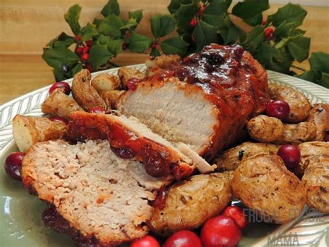 Slow cooker cranberry pork is an easy, comforting, and flavorful dish that comes you perfectly tender every time. Slow Cooker Apple-Cranberry Bourbon BBQ Pork Loin Roast ...