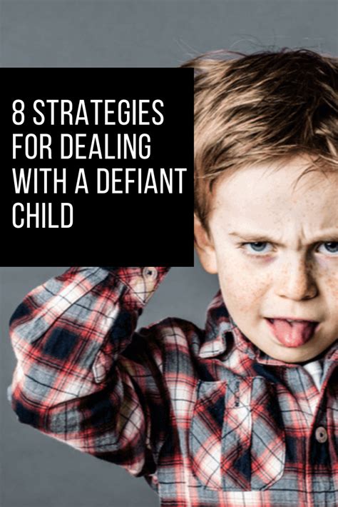 8 Strategies for Dealing with a Defiant Child in 2020 ...