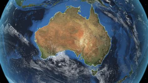 Map Of Australia From Space 88 World Maps