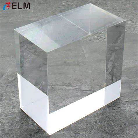 98 Transparency Cast Super Clear Solid Acrylic Cube Block Buy Clear