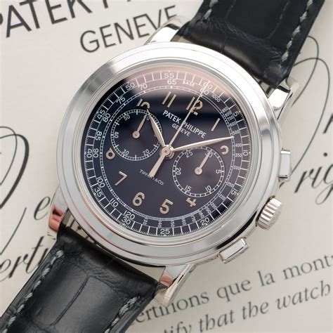 Platinum Patek Philippe Chrono Ref 5070 Retailed By Tiffany And Co