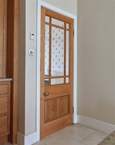 Whether it's a full glass door designed to fit custom door frames. Solid Oak Glazed Internal Door - London Door Company