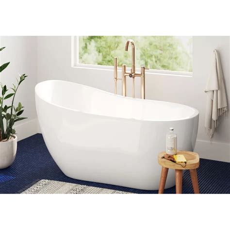 These soaking tubs are normally much deeper than the standard tub and can even be contoured for a soothing, comfortable bathing most traditional soaking bathtubs will come with clawed feet. 54" x 29" Freestanding Soaking Bathtub | Soaking bathtubs ...