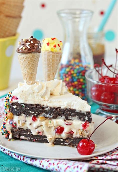 ice cream sundae cake recipe chefthisup