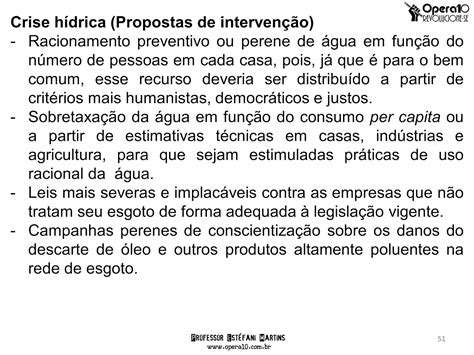Redação Sobre Crise Hidrica