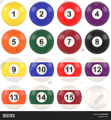 Pool Balls Numbers Image And Photo Free Trial Bigstock