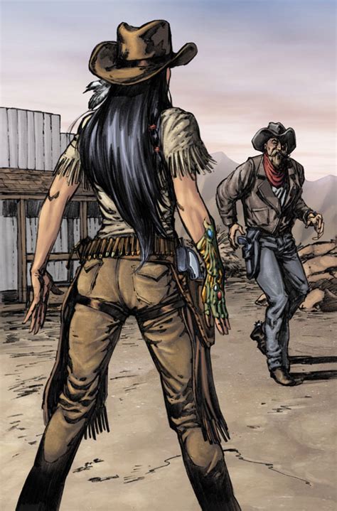 Wild West Witchblade Cowgirl Art West Art Wild West