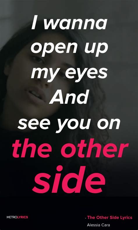 486 x 720 jpeg 34 кб. Alessia Cara - The Other Side Lyrics and Quotes Beyond the ...