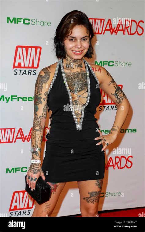 Genevieve Sinn Attends The 2020 Adult Video News Avn Awards At The Joint Inside Hotel Hard Rock