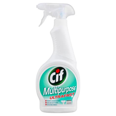 Cif Multipurpose Spray With Bleach 500ml Bathroom And Toilet Iceland