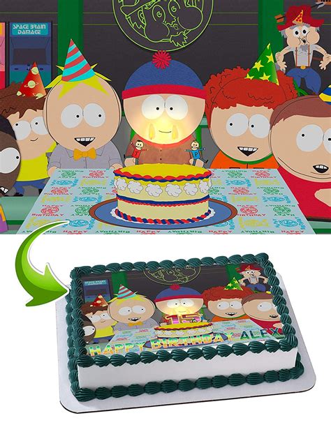 South Park Edible Cake Topper 117 X 175 Inches 12 Sheet