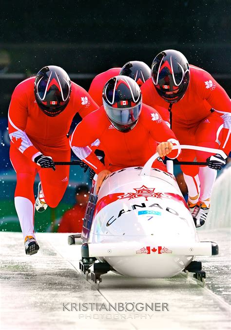 Canadian Olympic Bobsled Team Capturing The Moment Kristian Bogner