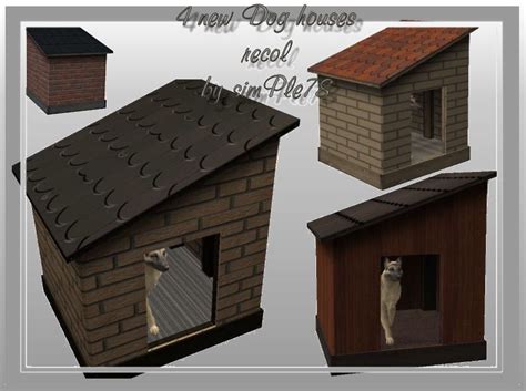 Dog Houses How From The Real Life Dog Houses Sims 4 Pets House