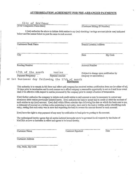 Utility Auto Pay - City of Scribner, Nebraska | Dodge County | Small