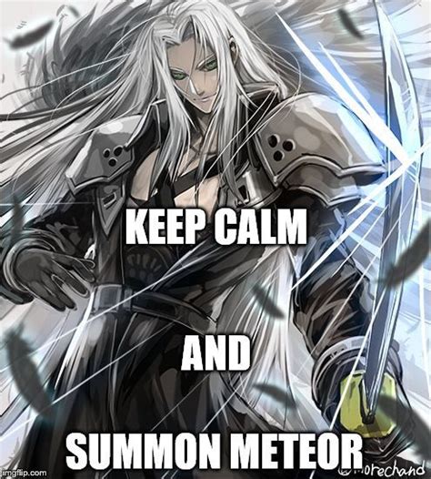 Keep Calm And Summon Meteor Arte Final Fantasy Final Fantasy Cloud