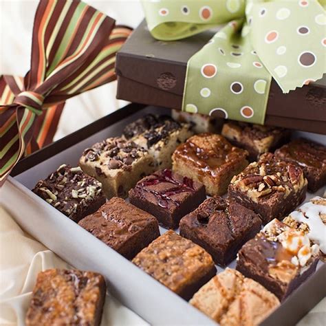 This gift box comes loaded with (8) incredible gourmet cookies and three of our big chocolate brownies. Baby Brownies Sweet Sixteen Gift Box (With images ...