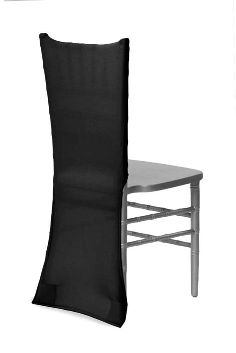 We carry the highest quality chiavari chairs and accessories. Spandex Chiavari Chair Back Cover - Black | Chair back ...