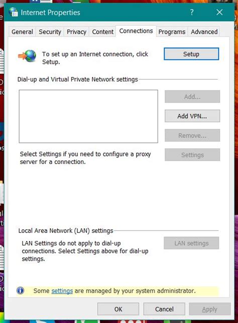 Internet Options Connections Tab All Grayed Out Microsoft Community