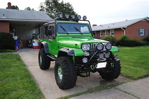 Sell Used Custom Jeep Wrangler Yj Lifted 38 Tires In Frederick