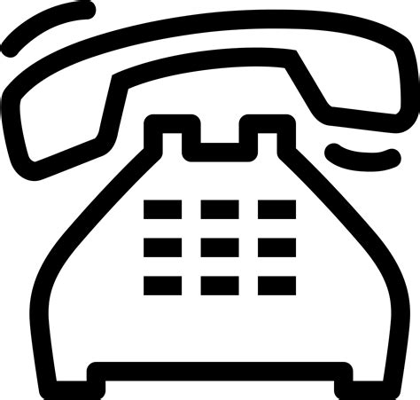 Download Ringing Phone Icon Vector Telephone Icon Png Clipart