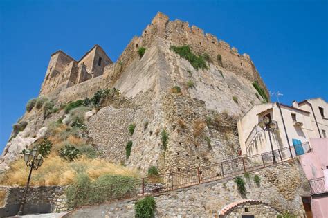 Swabian Castle Of Rocca Imperiale Calabria Italy Stock Image Image