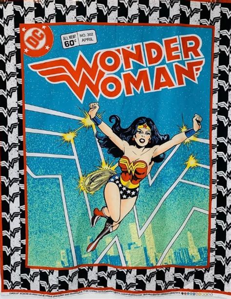 Wonder Woman Fabric Dc Comics Camelot Wonder Woman Panel 100 Cotton