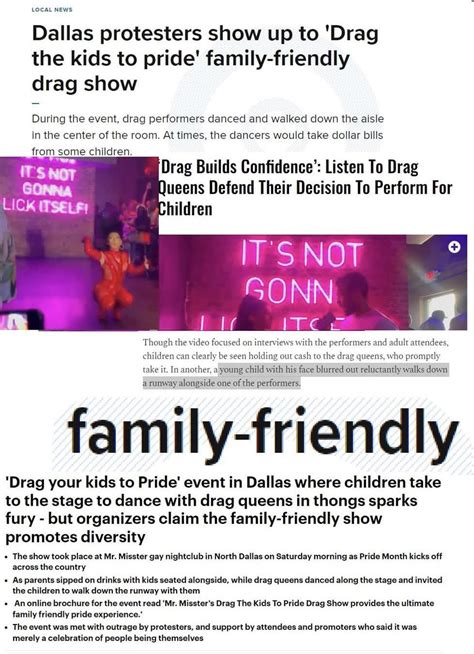 Perma Banned On Twitter Kid Friendly Drag Shows You Mean Like These