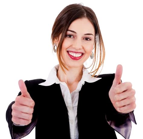 Business Women Showing Thumbs Up — Stock Photo © Get4net 3745048
