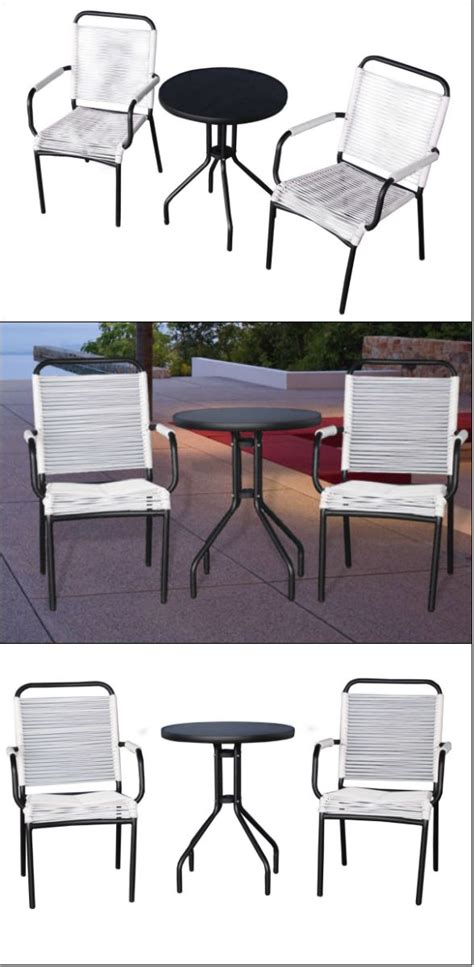 Check out our three piece set selection for the very best in unique or custom, handmade pieces from our prints shops. This 3 piece bistro set comes in durable powder coated ...