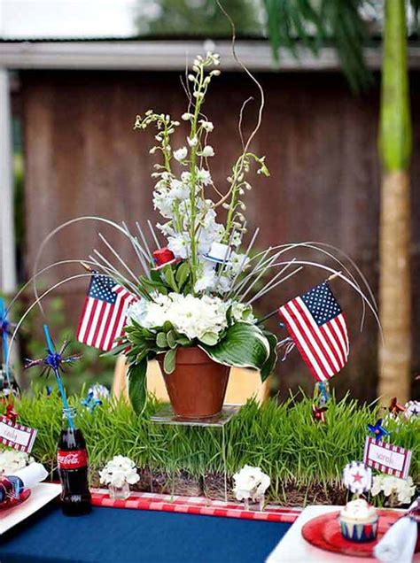 Jumpstart has fun fourth of july craft ideas for kids of all ages. 45 Decorations Ideas Bringing The 4th of July Spirit Into ...