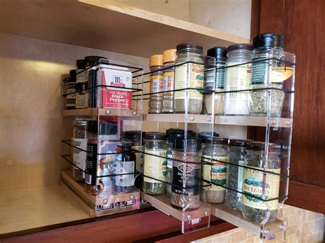Spice Rack Ideas To Amplify Your Kitchen Top Shelf Pull Outs