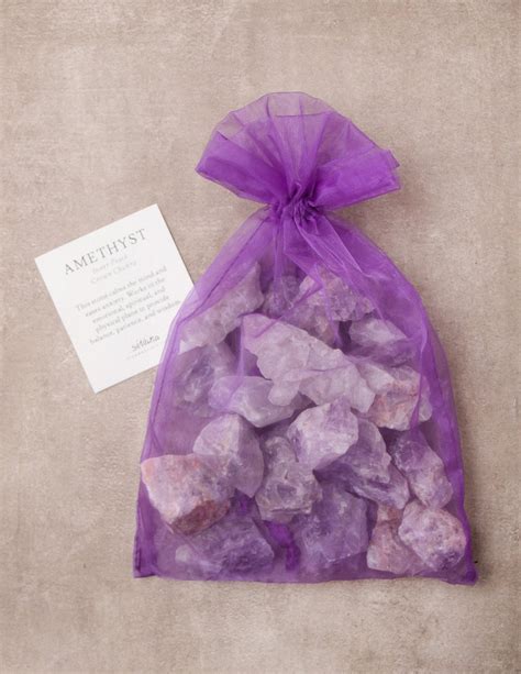 Amethyst Crystal Bath Stones — Sivana
