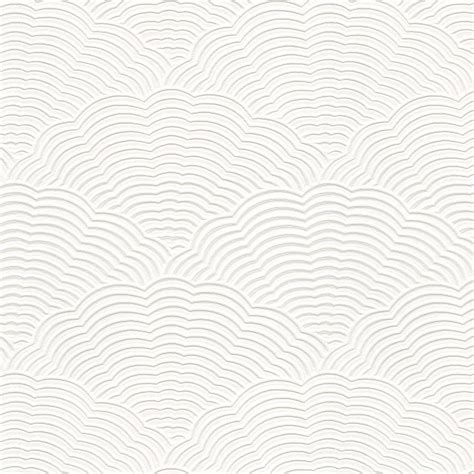 White Blown Vinyl Wallpaper Embossed Textured Patterned Paintable 5807